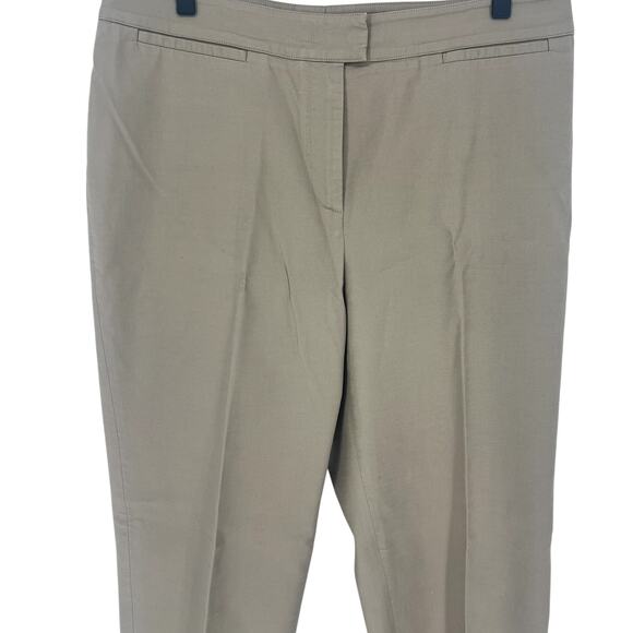 Piazza Sempione Brigitte Beige Slim Ankle Trousers Made in Italy - Picture 4 of 10